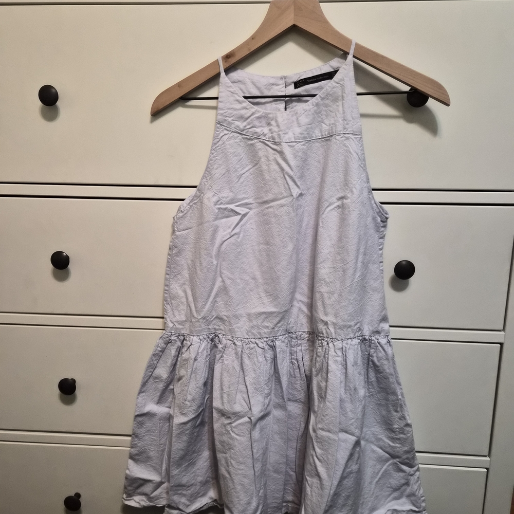 Zara Womens Casual Dress in Light Blue